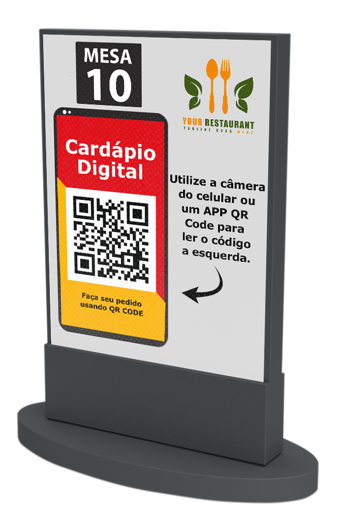 Cardário da mesa da Delivery1